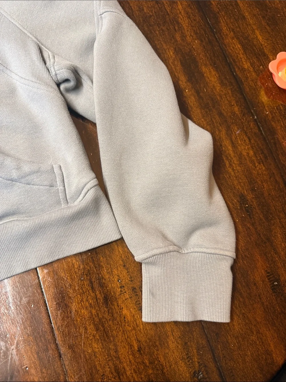 EUC - Scuba Hoodie 1/2 Zip Cropped Size M/L